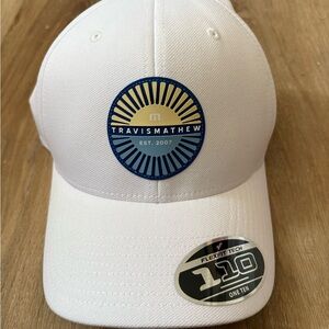 Travis Mathew Flexfit White Cap